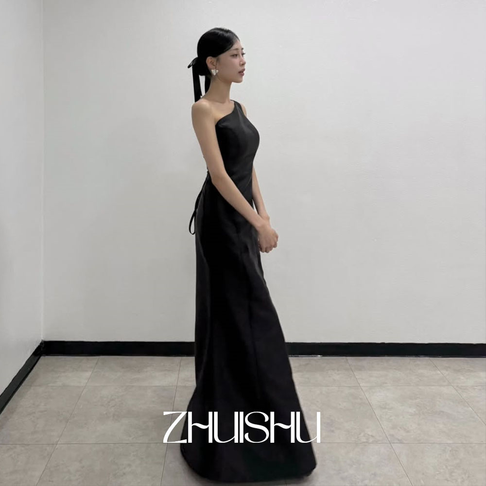 ZHUISHU One Shoulder Black Eve - Modern Korean Lifestyle recension och pris