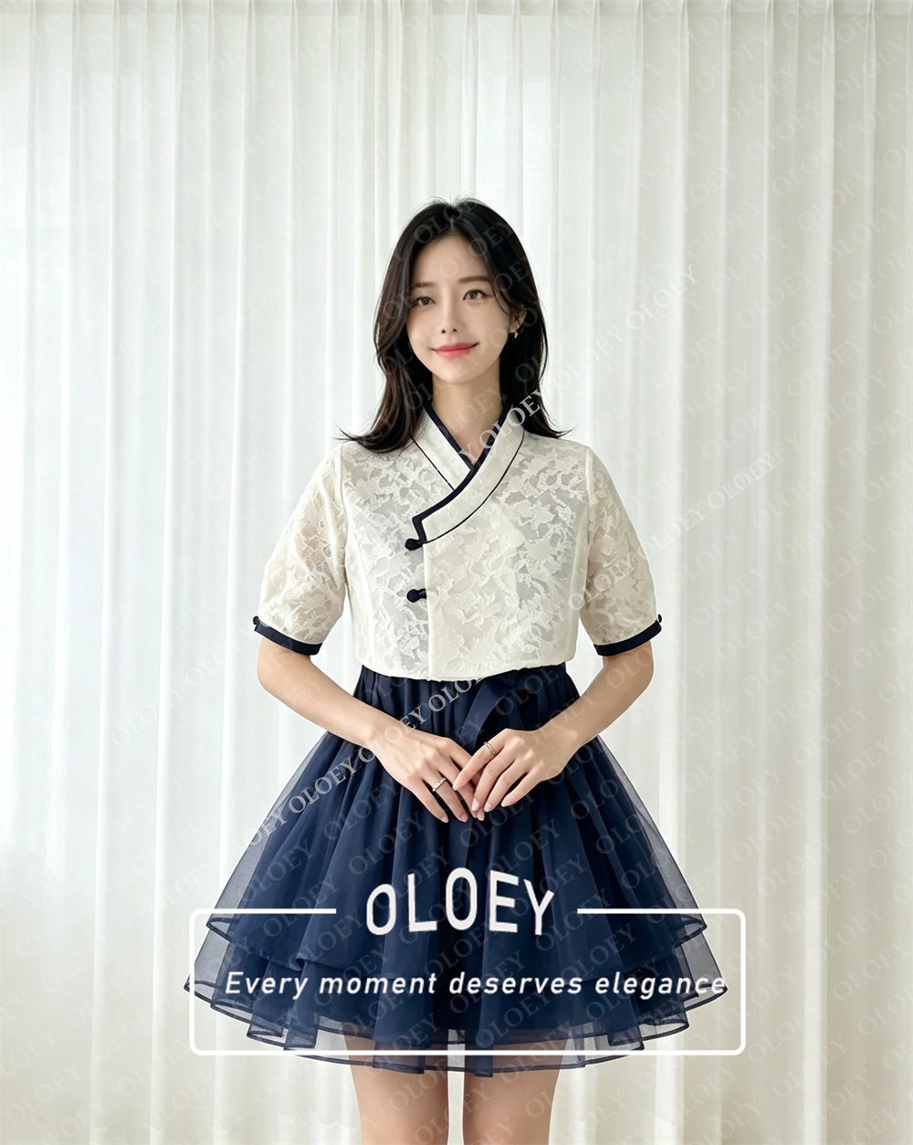 OLOEY Modern Black Short Conce - Modern Korean Lifestyle recension och pris