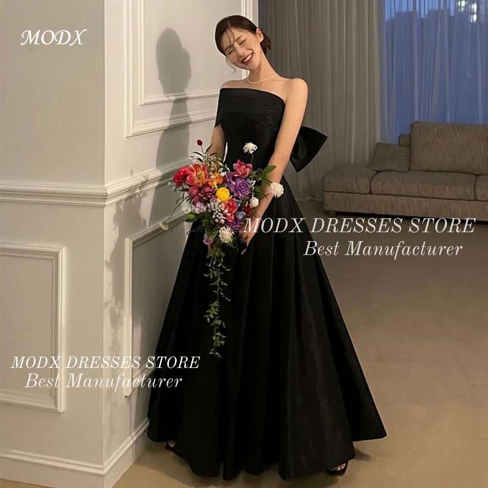 MODX Elegant Black One-Shoulde - Modern Korean Lifestyle recension och pris