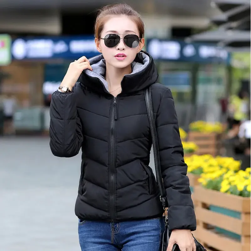 Red Female Coats Short Quilted - Modern Korean Lifestyle recension och pris