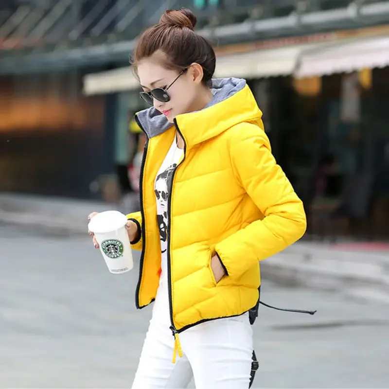 Red Female Coats Short Quilted - Modern Korean Lifestyle recension och pris